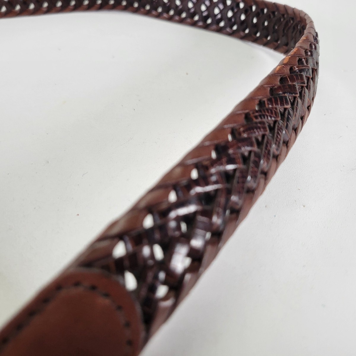 Fossil Genuine Leather Rope Belt Brown with silver hardware size large BT4485COG il_fullxfull.7704419346_h9kt.jpg main image 3