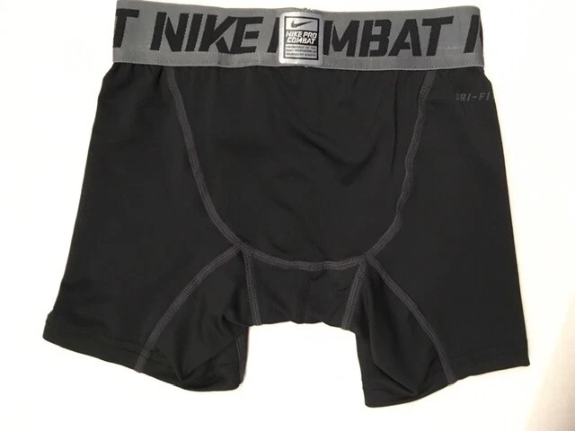 NEW Nike Pro Combat Black Compression Shorts Youth XS