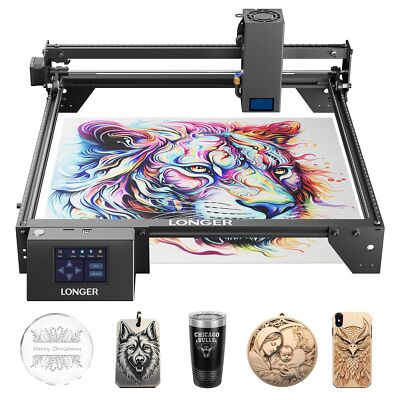 LONGER RAY5 Laser Engraver 130W  High-Precision Laser Engraving and Cutting used