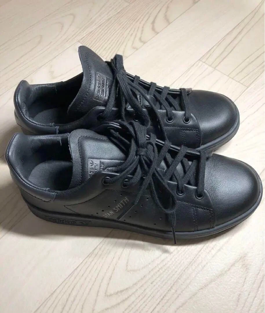 adidas Stan Smith Lux Sneakers Core Black Carbon HQ6787 US 5 Men JP 23cm