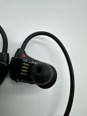 SONY BCR-NWW270 Walkman Wireless Earphones Black USED Charger