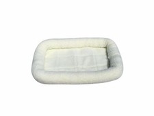 Cozy Pet Bed Padded Fleece Faux Fur Machine Washable S 30" x 19" Small Dog Cat