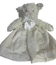 NWT Bearington Blessings Satin White Lamb Lovey Plush Baptism Christening Easter