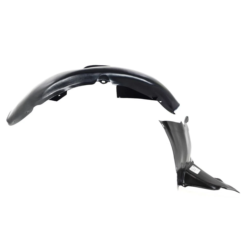 Front Fender Liner Sections Set w/ Clips For 2005-2010 Volkswagen Jetta Sedan Foto 4 de 4