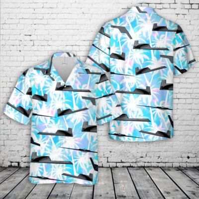 US Air Force Northrop Grumman B 21 Raider Hawaiian Shirt