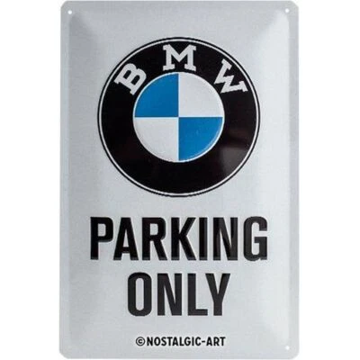 Nostalgic-Art - Garagen Blechschild Metallschild 20x30cm - BMW Parking Only