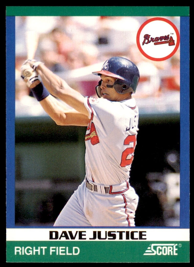 Dave Justice trading card