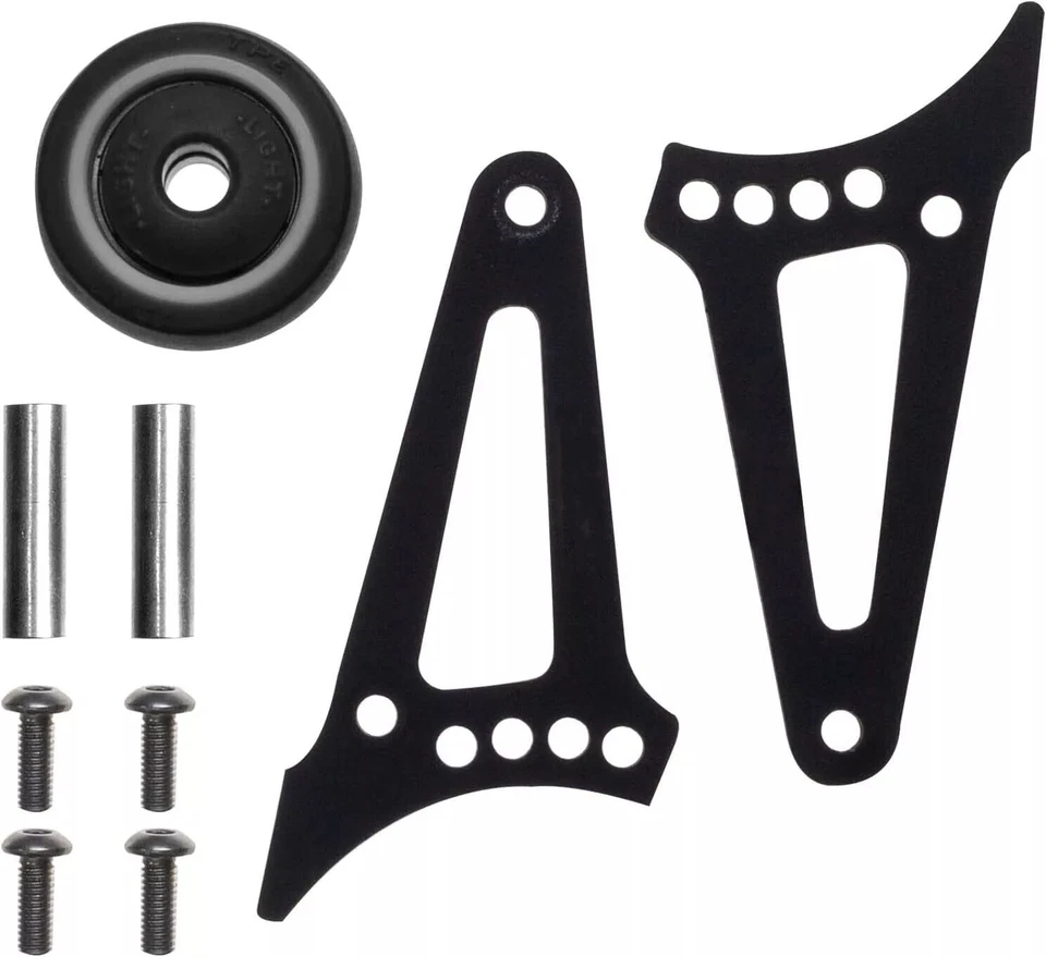 Adjustable Alu Head Up Wheelie kit for Tamiya CW01 Lunch Box Grasshopper Upgrade - Image 2 of 4