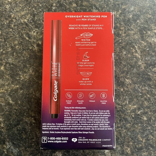 COLGATE Optic White Overnight Teeth Whitening Pen - 35 Treatments - USA VERSION - Picture 4 of 12