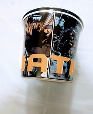 Batman Coffee Mug Raised Sparkle Gold Lettering Six Flags DC Comics