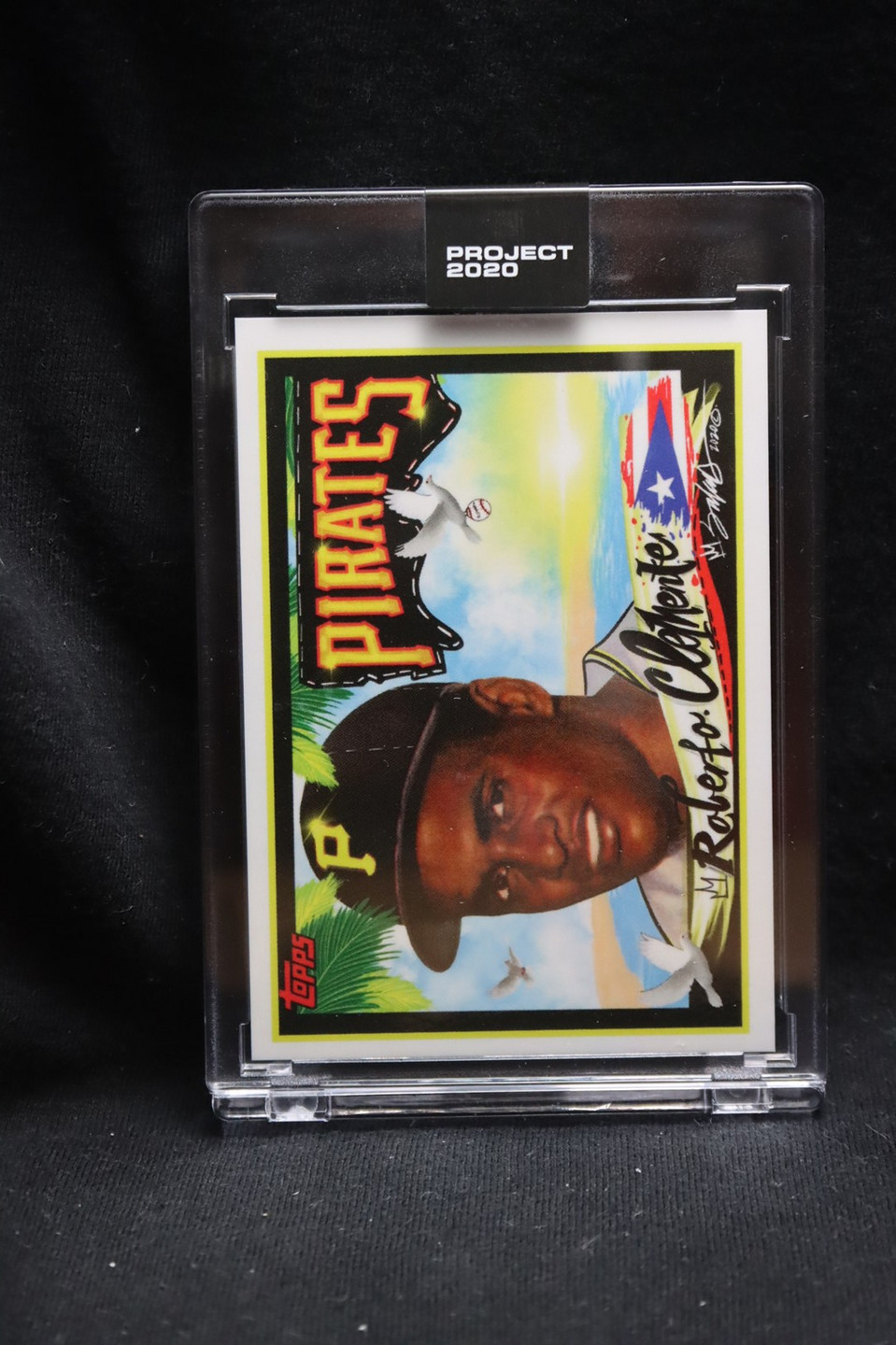 Roberto Clemente 154 2020 Topps Project 2020 by King Saladeen PR: 5,916