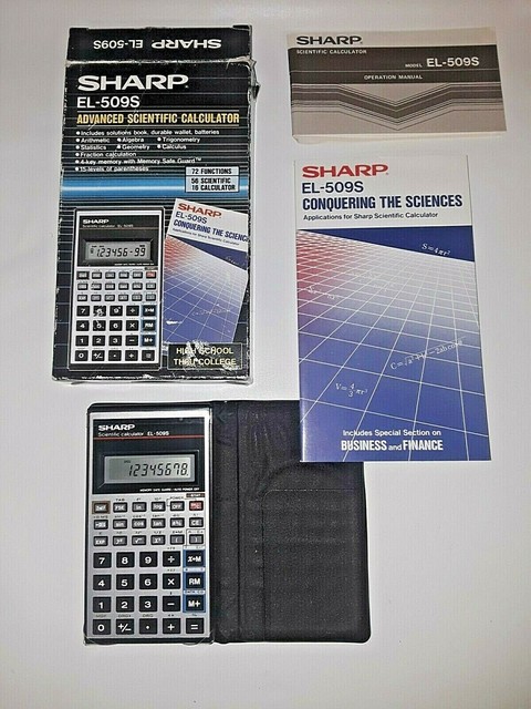 Sharp el-509s manual Sharp el-509s manual