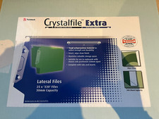 REXEL Crystalfile Extra Lateral File x 25 Green - '330' - 30mm (No 3000122)
