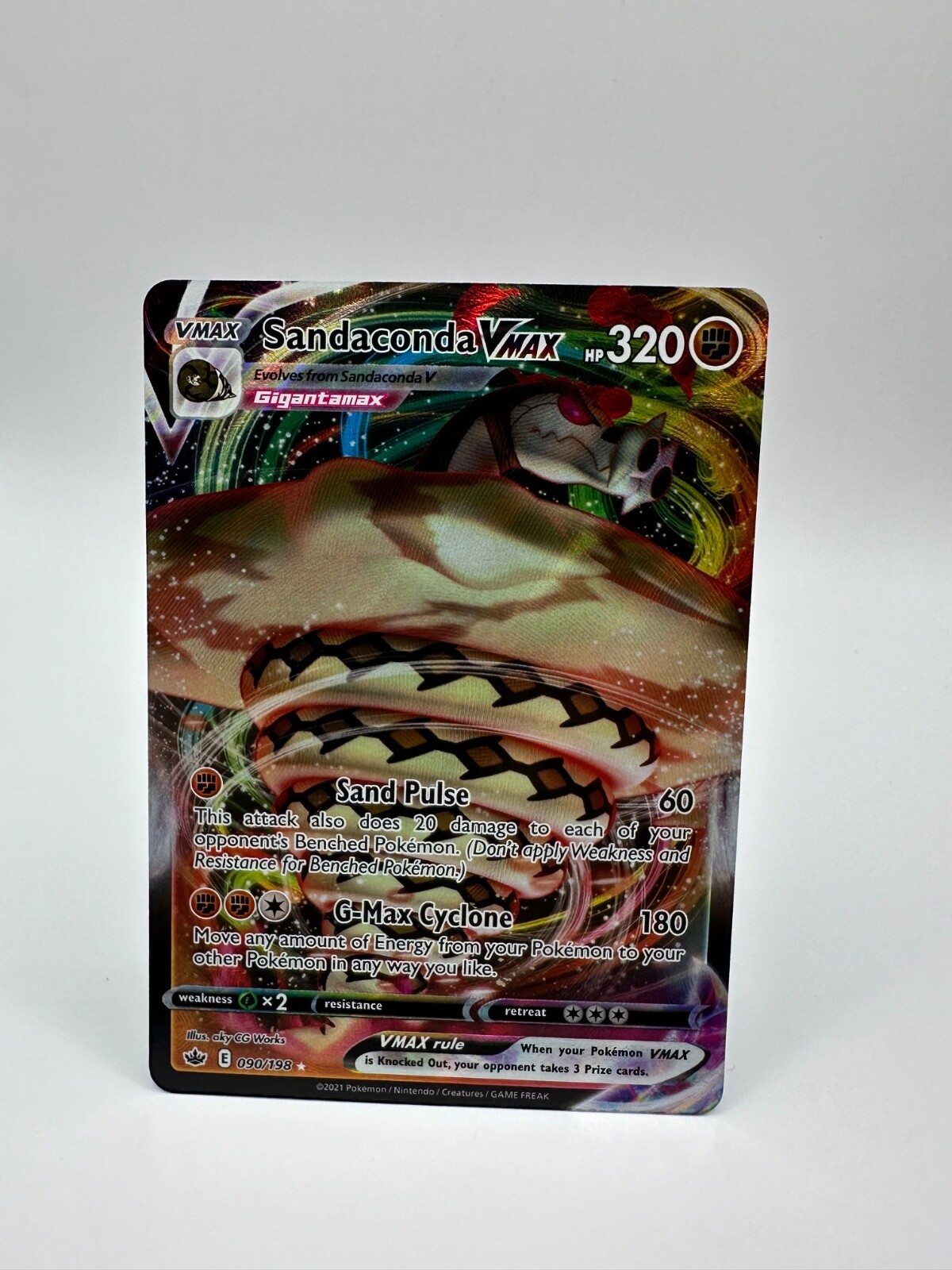 Sandaconda VMAX 090/198 - SWSH: Chilling Reign Ultra Rare - Pokémon TCG (NM)