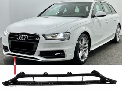 FRONT BUMPER LOWER CENTER GRILLE FITS FOR AUDI A4 B8 2012-2016 FOR S-LINE