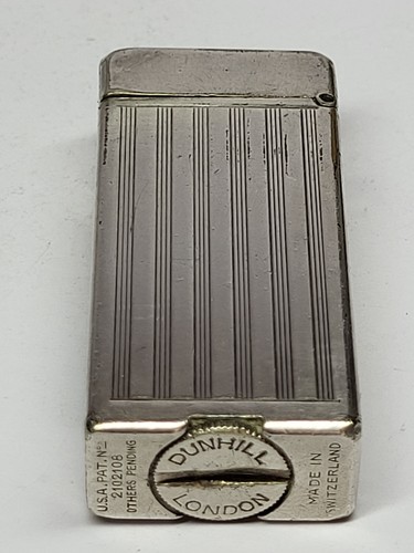 Vintage DUNHILL Silver Plated Mini Petrol Lighter - Picture 7 of 11