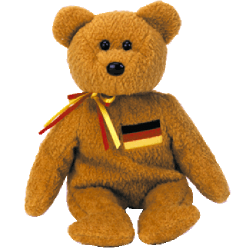 TY BUDDY GERMANIA THE BEAR-GERMAN EXCLUSIVE MWMT