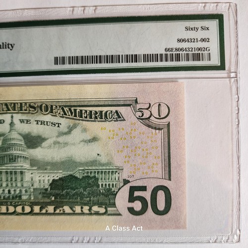 2019 Apollo 11 50th Anv Currency Set PMG 66 EPQ PMG ERROR read description T8738 - Picture 9 of 10