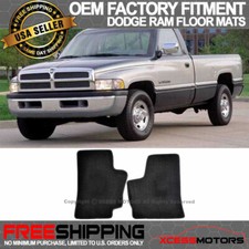 Fit Limited Time Sale 94-01 Dodge Ram Oe Factory Floor Mats Carpet Nylon Black