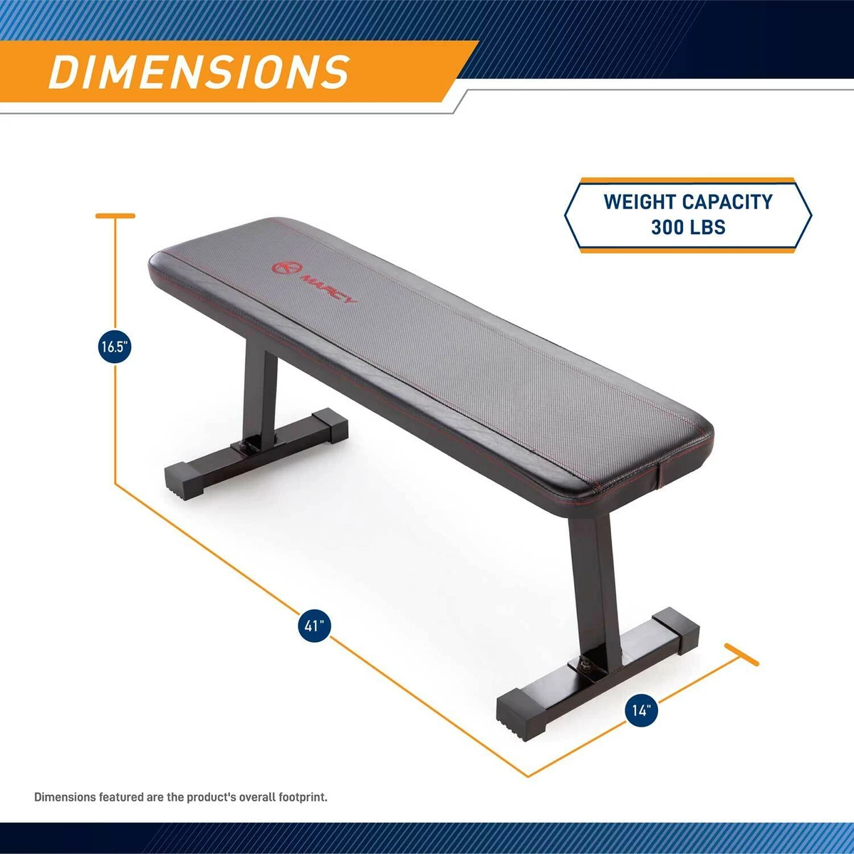 Utility Flat Weight Bench Marcy SB 315 Heavy Duty Durable