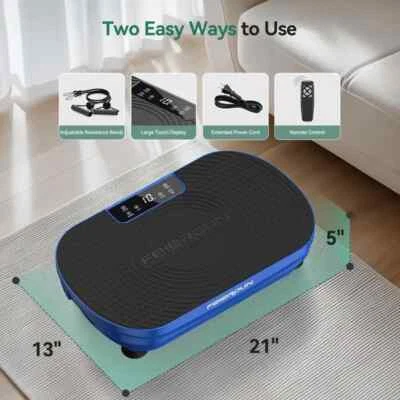 FEIERDUN Whole Body Vibration Plate 330 LBS Capacity Multiple Modes for Toning Wellness