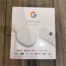 Google Chromecast with Google TV 4K UHD Media Streamer - Snow for