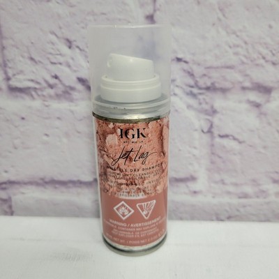 NEW IGK Jet Lag Invisible Dry Shampoo 96ml Aesthetic Travel Luxury