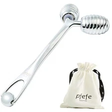  Stainless Steel Face Roller - Metal Facial Cooling Massager for Face and 