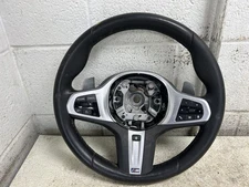 2019 BMW M850I Black Leather Steering Wheel Heated with Paddle Shifter OEM