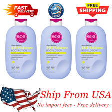 3 pack - eos Vanilla Cashmere Shea Better Body Lotion,Body Moisturizer for Dry