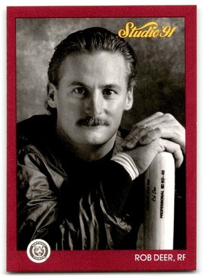 1991 Studio Rob Deer Detroit Tigers #52