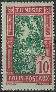 Timbre Tunisie (Colonies Fr.) Colis Postaux 24 ** - 88984GF - cote ** : 30 €