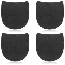 2 Pairs Shoe Repair Rubber Heels, Anti-Slip Shoe Heel Repair Kit Cuttable Boot H
