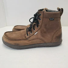 Lems Boulder Boots Weathered Umber Leather Mens Size 13 Hiking Waterproof Shoes