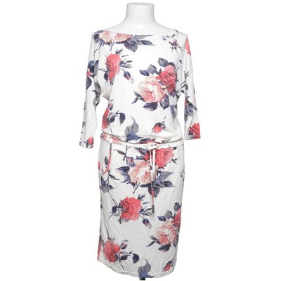 Numoco, Kleid, Größe: L, Weiß/Rot/Blau, Elasthan/Viskose, Blumen, Damen #3Vw