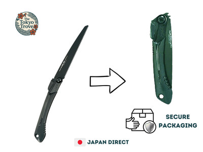 Tajima Folding Saw g-Saw Fluorine Black Blade GK-A240FB 240mm Resin Grip NEW