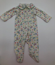 Vintage Sears Baby Girl or Boys Terrycloth Sleeper Size 1B 14 to 17 lbs