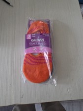 Gildan Smart Basics Girls Liner Socks 3 Pair Ultra Low Shoe Size 10.5-4