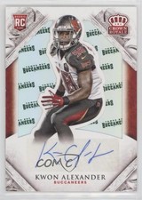 2015 Crown Royale Rookie Signature Retail Team Name 1/25 Kwon Alexander Auto 7g8