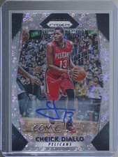 2017-18 Panini Prizm Fast Break Prizm Auto Cheick Diallo #126 Auto 4sg
