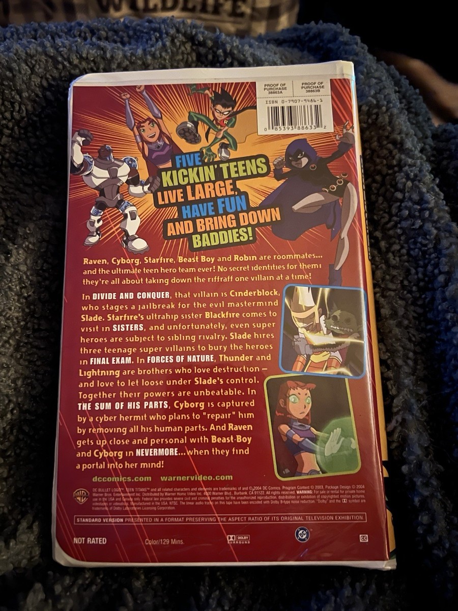 Teen Titans: Divide and Conquer (VHS, 2004) for sale online | eBay