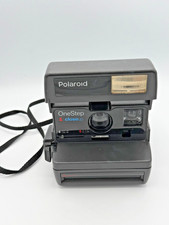 Polaroid OneStep Closeup 600 Instant Film Camera Untested Vintage Black