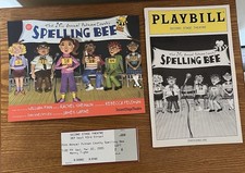 Spelling Bee Off-Broadway Playbill Ticket Stub Flyer Jesse Tyler Ferguson 2nd
