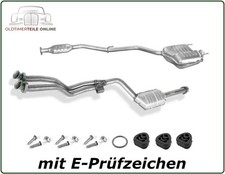 Auspuff Set Mercedes C-Klasse W202 C180 C200 Katalysator + Endschalldämpfer Auspuff Set Mercedes C-Klasse W202 C180 C200 Katalysator + Endschalldämpfer