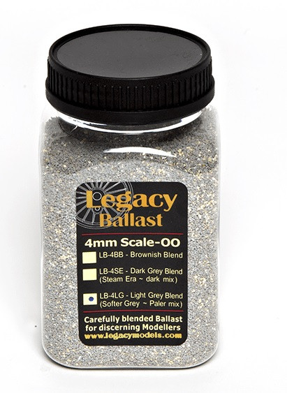 DCC Concepts LB-4LG Light Grey Blend Ballast (Softer Grey - Paler Mix) 4mm OO