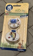 Gerber NUK Little Suzy’s Zoo Giraffe And Ladybug Orthodontic Pacifier 0-6m