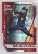 2021 Elite Extra Edition Prime Numbers A Die-Cut 49/118 Anthony Solometo #37 0q3