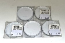 20 Kerzenuntersetzer Weiß 5,5 cm Depot Deko Dekoration Kerzenhalter