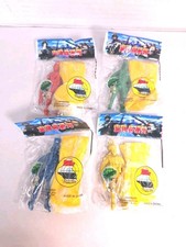 53 Pieces Parachute Toy Army Men Action Figures Hand Throwing Kids Outdoor Game