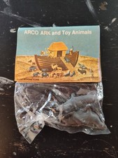 Vintage 1970  s Arco Noah's Ark Animals Seals  New in Package- Pristine